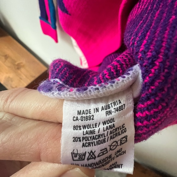 Neon Retro Steffner Wool Ski Sweater - Vintage Luxury Ski Brand - Picture 8 of 8